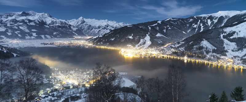 Region in einer Winternacht